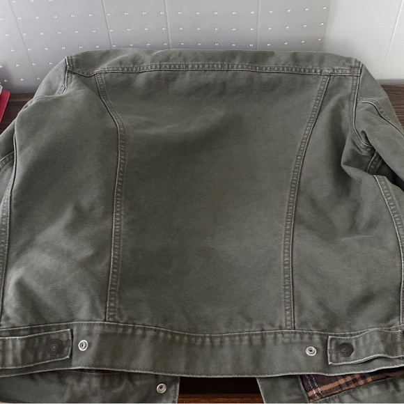 Levi’s green denim Trucker Jacket, medium - Picture 3 of 4